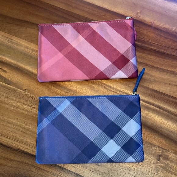 BURBERRY Accessory Pouch ~ BLUE POUCH only - Picture 1 of 6